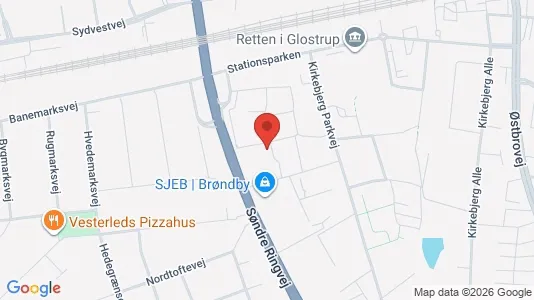 Apartments for rent i Brøndby - kort over placeringen