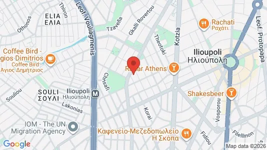 Apartments for rent i Agios Dimitrios - kort over placeringen