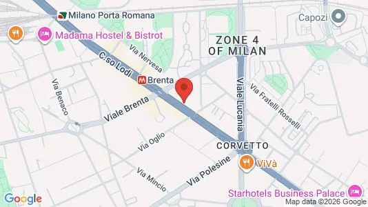 Apartments for rent i Milano Zona 5 - Vigentino, Chiaravalle, Gratosoglio - kort over placeringen
