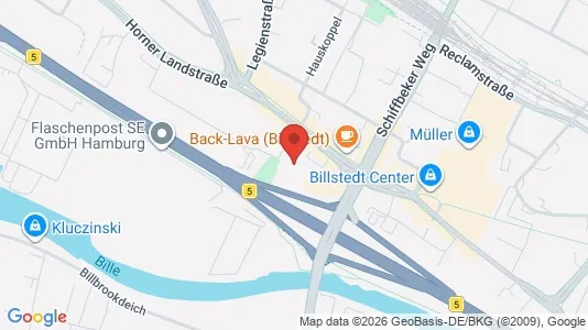 Apartments for rent i Hamburg Mitte - kort over placeringen