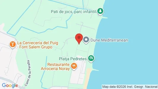 Apartments for rent i El Puig de Santa Maria - kort over placeringen