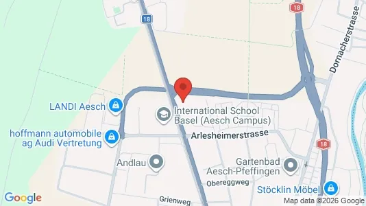 Apartments for rent i Arlesheim - kort over placeringen