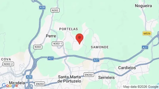 Apartments for rent i Viana do Castelo - kort over placeringen