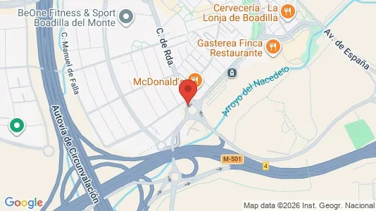 Apartments for rent i Boadilla del Monte - kort over placeringen
