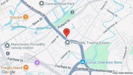 Apartments for rent i Manchester - Lancashire - kort over placeringen