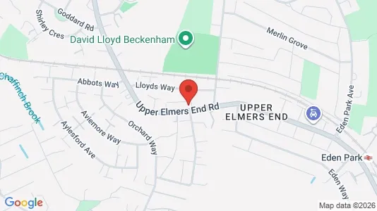 Apartments for rent i Beckenham - Kent - kort over placeringen