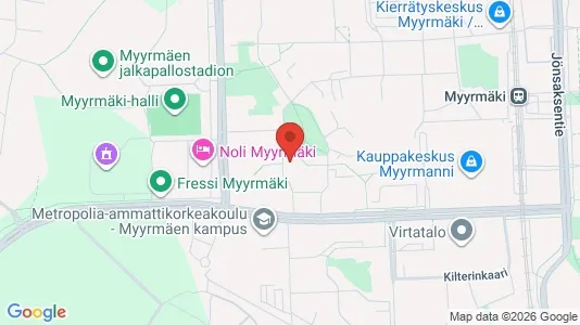 Apartments for rent i Vantaa - kort over placeringen
