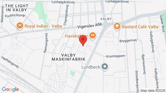 Apartments for rent i Valby - kort over placeringen