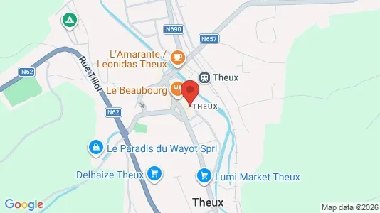 Apartments for rent i Theux - kort over placeringen