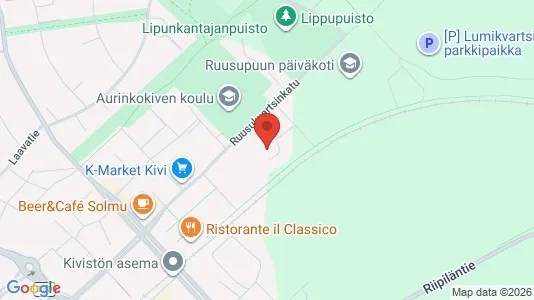 Apartments for rent i Vantaa - kort over placeringen