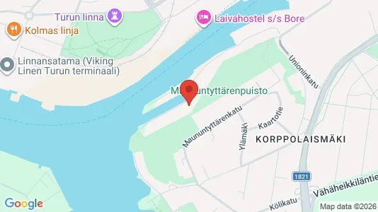 Apartments for rent i Turku - kort over placeringen