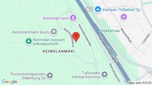 Apartments for rent i Vantaa - kort over placeringen