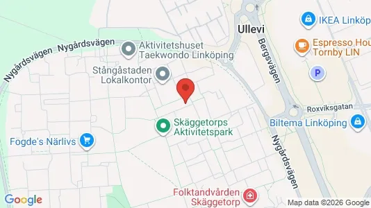 Apartments for rent i Linköping - kort over placeringen
