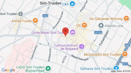 Apartments for rent i Sint-Truiden - kort over placeringen