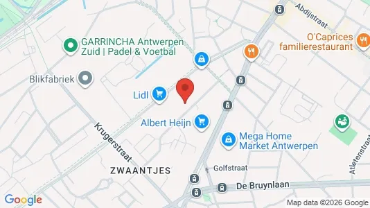 Apartments for rent i Antwerp Hoboken - kort over placeringen