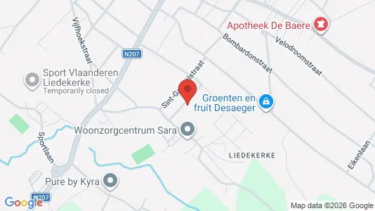 Apartments for rent i Liedekerke - kort over placeringen
