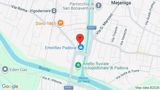 Rooms for rent i Padua - kort over placeringen
