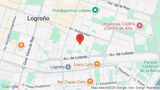 Rooms for rent in Logroño - Photo from Google Street View