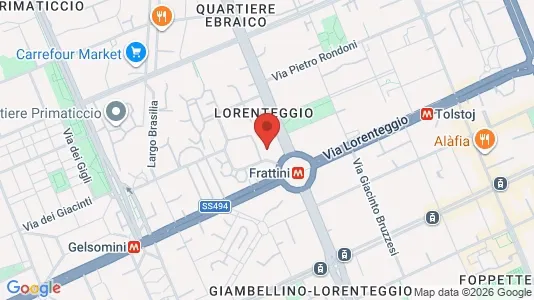 Rooms for rent i Milano Zona 6 - Barona, Lorenteggio - kort over placeringen