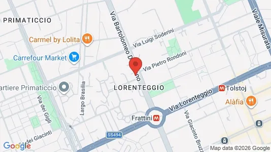 Rooms for rent i Milano Zona 6 - Barona, Lorenteggio - kort over placeringen