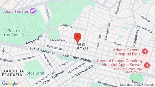 Apartments for rent i Athens Ampelokipoi - kort over placeringen