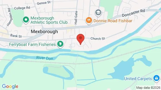 Apartments for rent i Mexborough - South Yorkshire - kort over placeringen