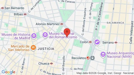 Apartments for rent i Madrid Centro - kort over placeringen