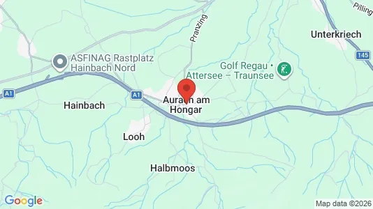Apartments for rent i Aurach am Hongar - kort over placeringen