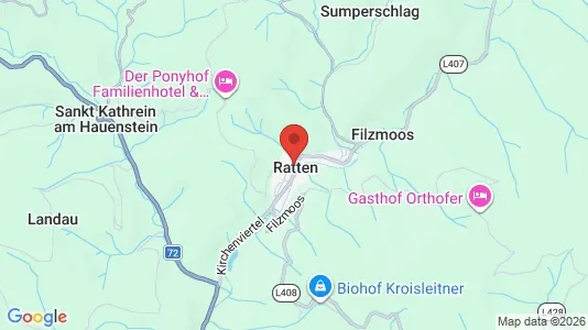 Apartments for rent i Ratten - kort over placeringen