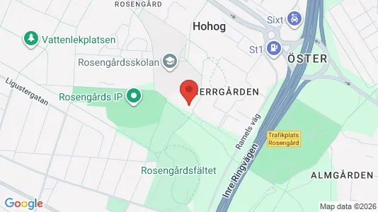 Apartments for rent i Rosengård - kort over placeringen