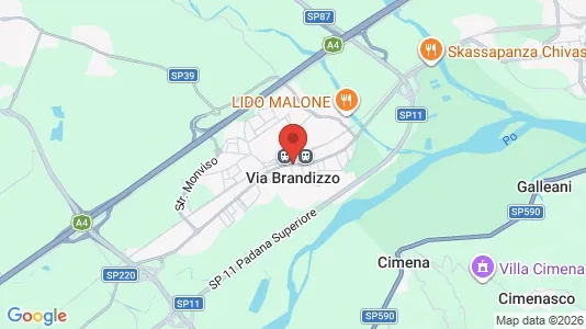 Apartments for rent in Brandizzo - Photo from Google Street View