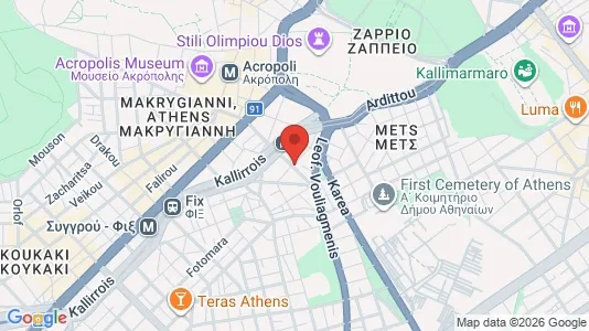 Apartments for rent i Athens Akropoli - kort over placeringen