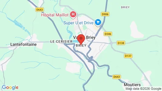 Houses for rent i Briey - kort over placeringen