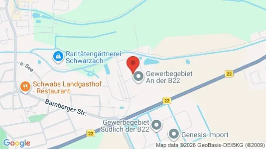 Apartments for rent i Kitzingen - kort over placeringen
