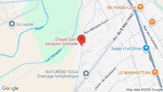 Apartments for rent i Toulouse - kort over placeringen