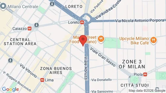 Rooms for rent i Milano Zona 3 - Porta Venezia, Città Studi, Lambrate - kort over placeringen