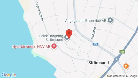 Apartments for rent i Strömsund - kort over placeringen