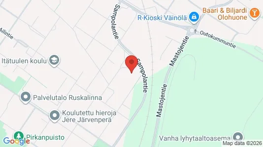Apartments for rent i Pori - kort over placeringen