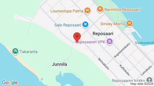 Apartments for rent i Pori - kort over placeringen