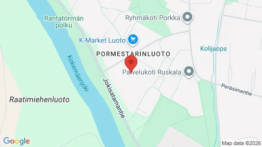 Apartments for rent i Pori - kort over placeringen