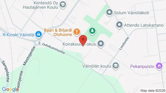 Apartments for rent i Pori - kort over placeringen