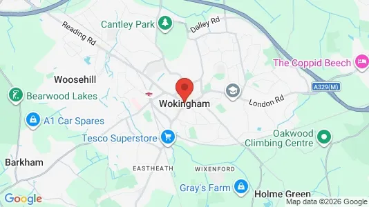 Apartments for rent i Wokingham - Berkshire - kort over placeringen