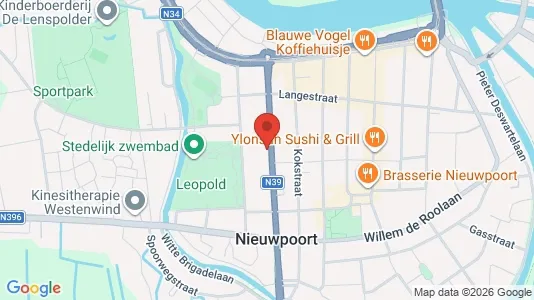 Apartments for rent i Nieuwpoort - kort over placeringen