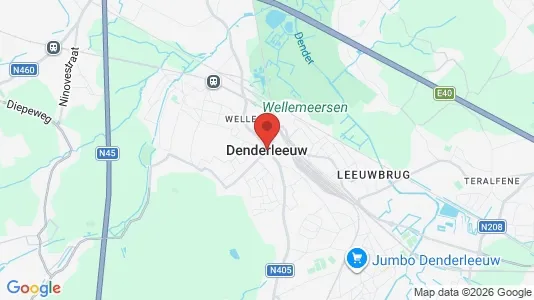 Houses for rent i Denderleeuw - kort over placeringen