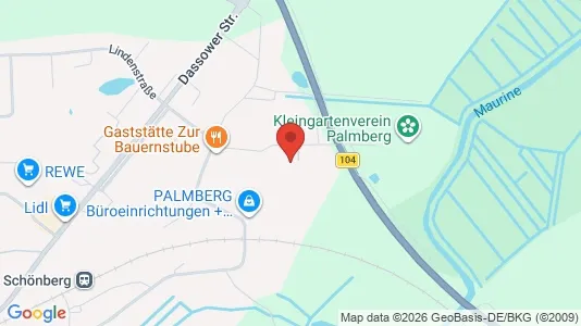 Apartments for rent i Northwestern Mecklenburg - kort over placeringen