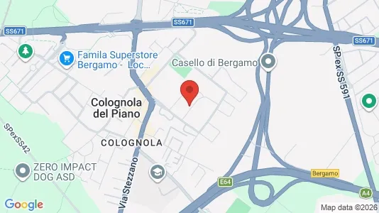 Rooms for rent i Bergamo - kort over placeringen