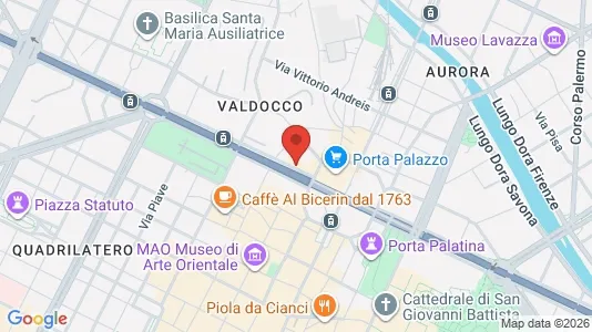 Rooms for rent i Turin - kort over placeringen