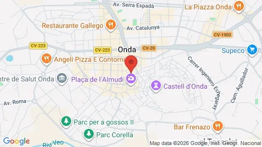 Apartments for rent i Onda - kort over placeringen