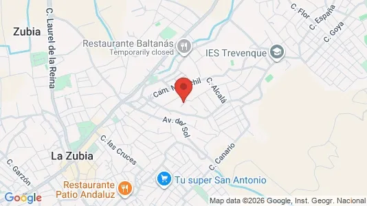 Apartments for rent i La Zubia - kort over placeringen