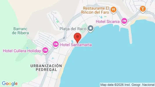 Apartments for rent i Cullera - kort over placeringen